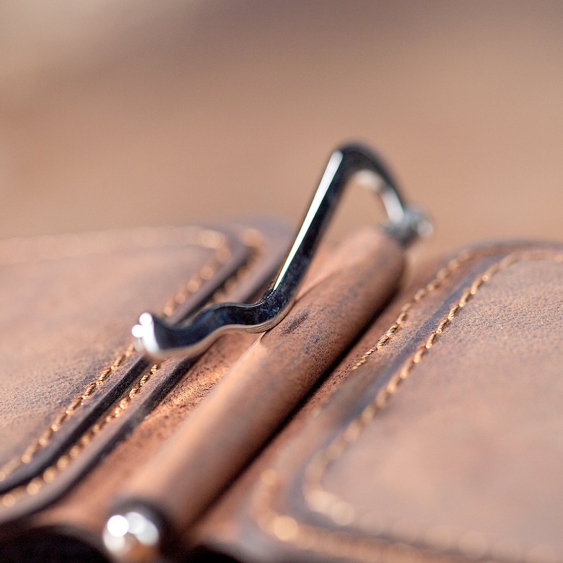 Close look of the money clip.