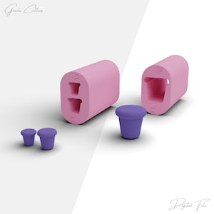 Flower Pot Bead Roller For Polymer Clay, Planter Pot Shape Bead Making Tool, Polymer Clay Tools, 3 Sizes Included, Digital STL File, No: 675