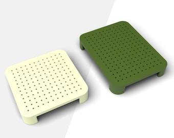 Stud Earring Holder for Resin Coating, UV Resin Tool, Printable File, Digital STL File, No: 1596