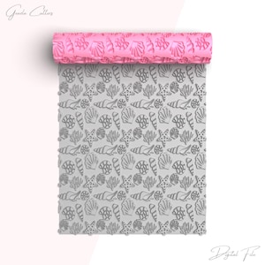 Marine animals Texture Roller For Polymer Clay, Ocean Clay Texture Roller, Printable File, Digital STL File, No: 1550