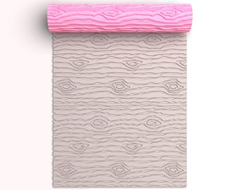 Wood Grain Texture Roller For Polymer Clay, Wooden Clay Texture Rolling Pin, Polymer Clay Tool, Digital STL File, No: 1503