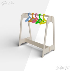 Earrings Organizer Hanger Stand, Wardrobe Hanger, Earring Display Stand, Earring Holder, Jewelry Stand, Digital STL File, 2 Size, No: 805