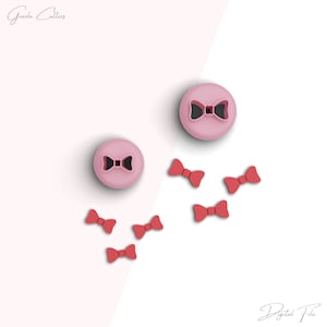 Bow Stud Clay Cutter, Christmas Polymer Clay Cutter, Mini Clay Cutters, 2 Sizes Included, Digital STL File, No: 211