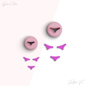 Swimsuit Stud Clay Cutter, Summer Mini Polymer Clay Cutters, Bathing Suit Earring Cutter, 2 Sizes Included, Digital STL File, No: 367