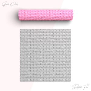 Puede incluir: Un archivo digital de un patrón de ladrillo gris. El patrón es un diseño repetitivo de pequeños ladrillos rectangulares.