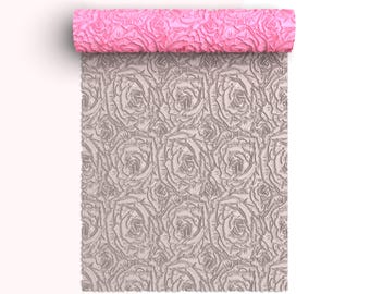 Rose Texture Roller For Polymer Clay, Flower Clay Texture Roller, Printable File, Digital STL File, No: 1524