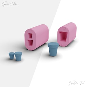 Planter Pot Bead Roller For Polymer Clay, Flowerpot Shape Bead Making Tool, Polymer Clay Tools, 3 Sizes Included, Digital STL File, No: 674