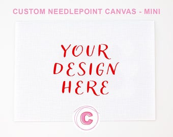 Płótno haftowane igłowo, mini