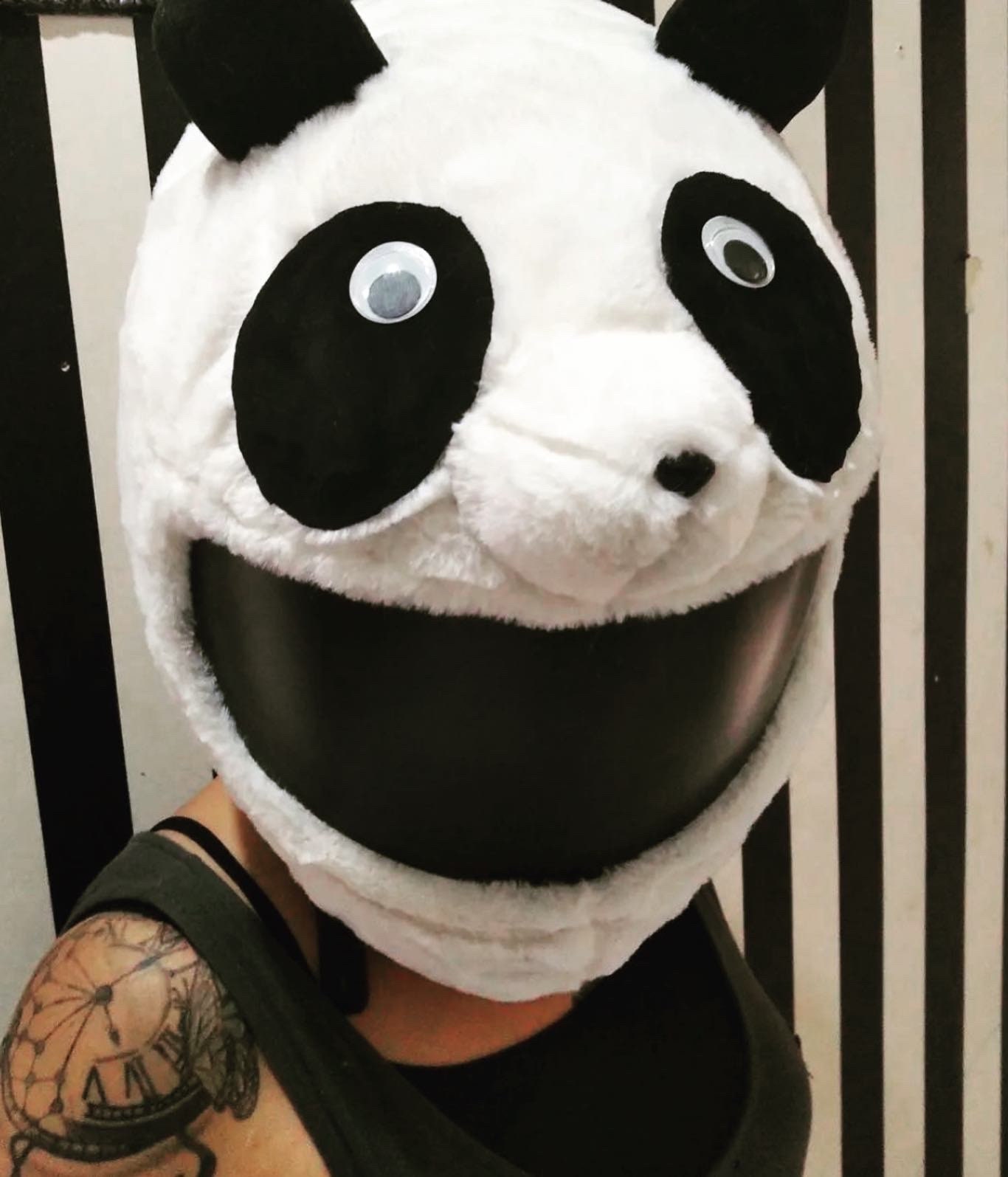 cow motorcycle helmet cover Coolcasc Printed Cool complete with small horns and a relaxed expression Motorcycle Helmet Cover - Cow