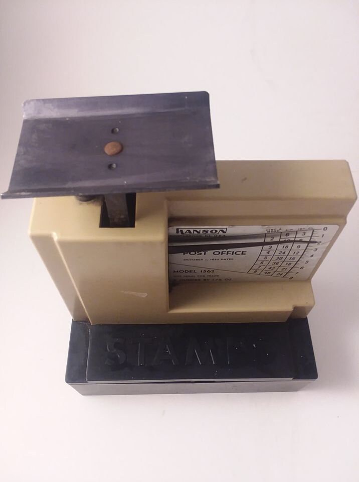 Vintage HEAVY Stamp Envelope Sealer Wetter Wheel, Office Supply, Porcelain  Stoneware, Ivory, Desktop Accessory, Letters, Stamp Collector 