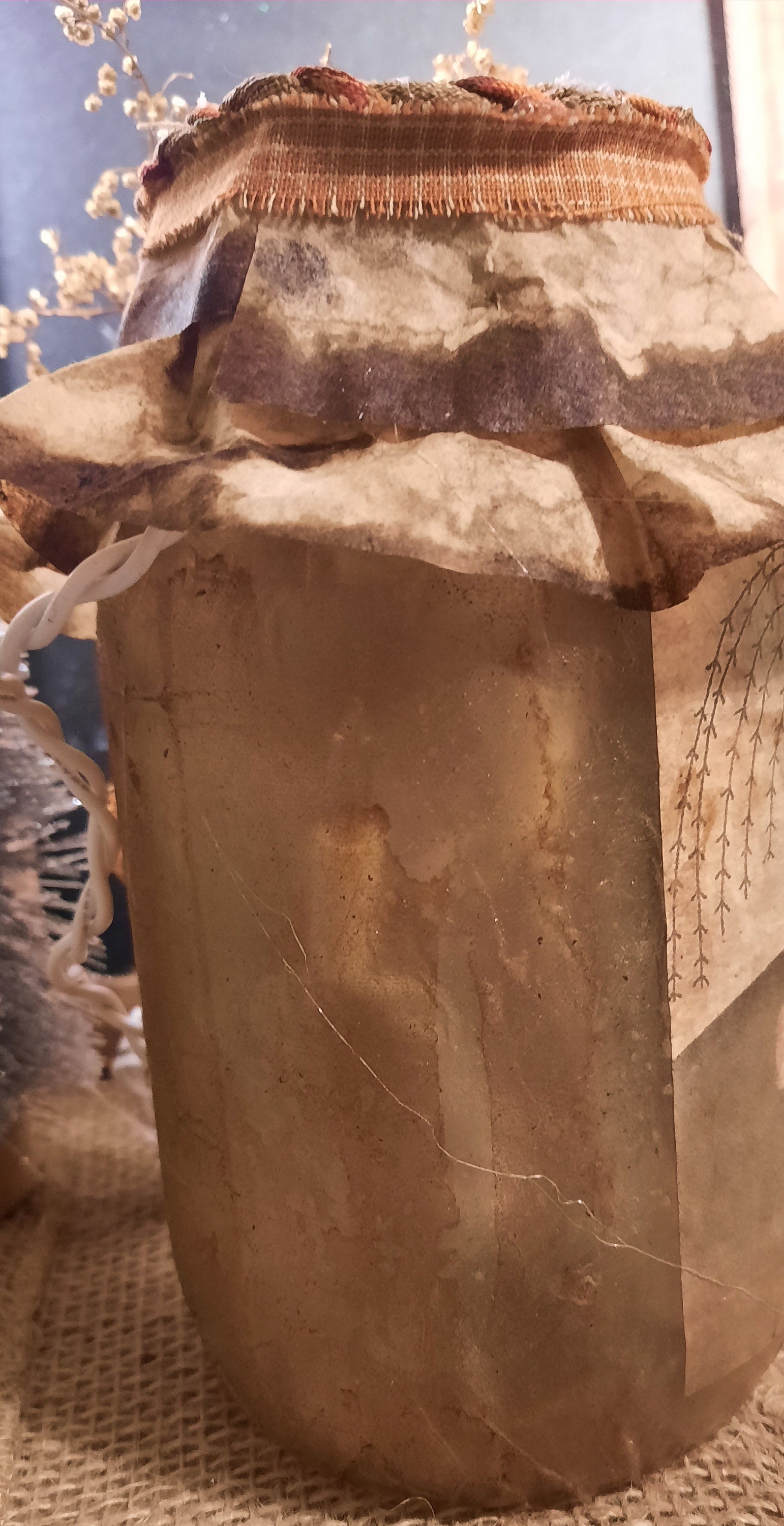 Primitive Tea Bag Stained Coffee Filter Stained Upcycled Etsy