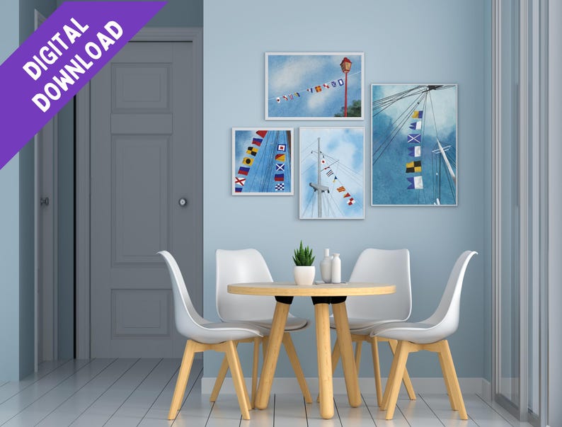 Fuck Trump PRINTABLE Nautical Maritime Alphabet Flag Wall Art Decor