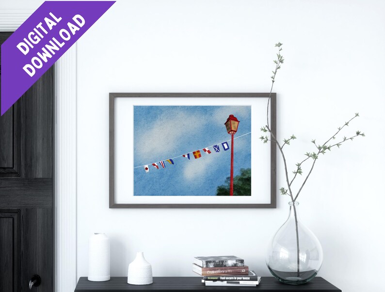 Fuck Trump PRINTABLE Nautical Maritime Alphabet Flag Wall Art Decor