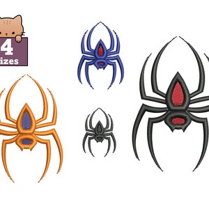 Spider Embroidery Design: Halloween Machine Embroidery Pattern (Instant Download)