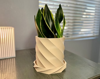 Zephyr Table Planter, Colorful Indoor Pot, Modern Living Room Planter, Office Succulent Planter, Minimalist Home Decor Gift
