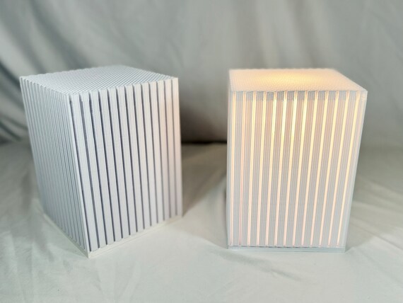 Paseo Minimalist Table Lamps (Set of Two), Lamp Pair for Bedrooms, Modern Living Room Lamp Set, House Warming Gift