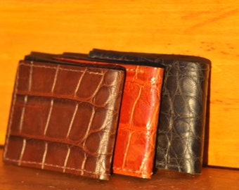 Alligator Wallet, Handmade