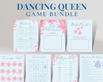 Paquete de juegos de despedida de soltera de Mamma Mia: Plantilla de Canva (digital)