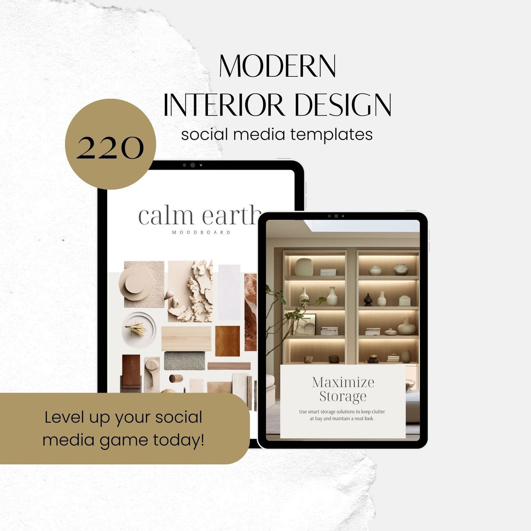 Interior Design Social Media Templates: Canva Posts, Carousels ...