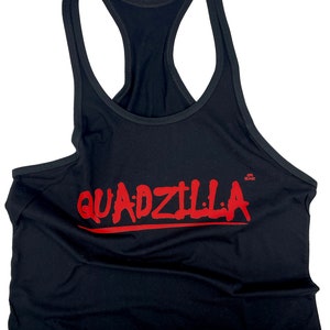 Quadzilla - Men&#39;s Muscle Vest by Gym Bloggs