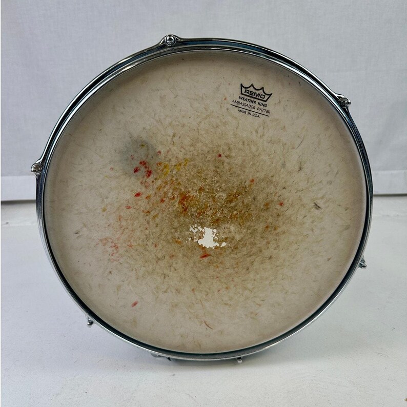 Vintage 1960s Slingerland 14" Black Diamond Pearl Snare Drum image 6