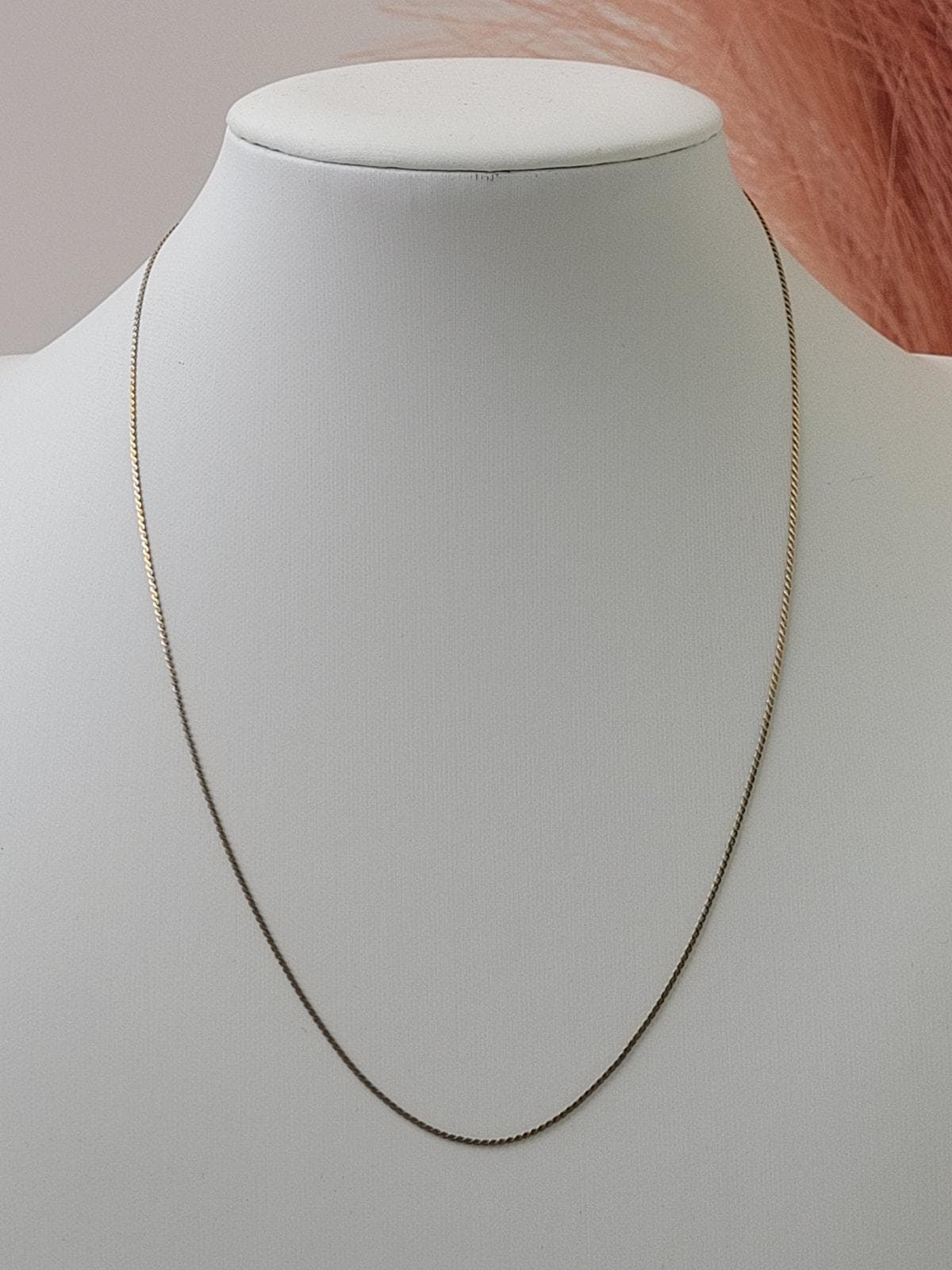 Vintage K18 Gold Necklace - Etsy