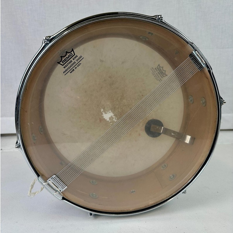 Vintage 1960s Slingerland 14" Black Diamond Pearl Snare Drum image 7