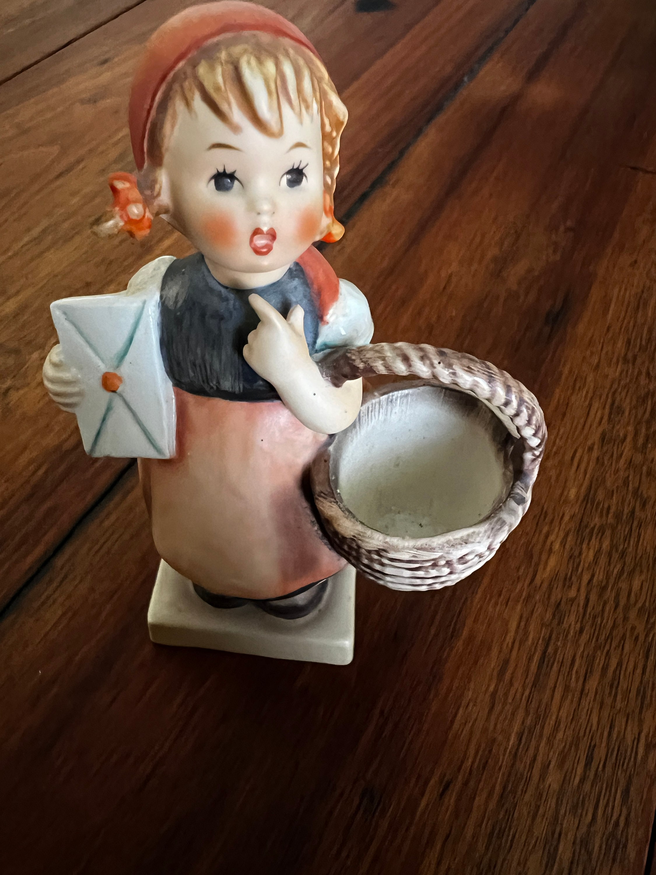 Goebel Hummel Girl With Letter and Basket 