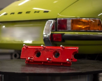 Porte-clés Porsche couleur personnalisée à partir du couvercle de valve en magnésium d'origine 911