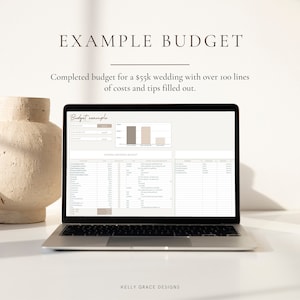 Example Wedding Budget  $55K Wedding Budget Spreadsheet Google Sheets