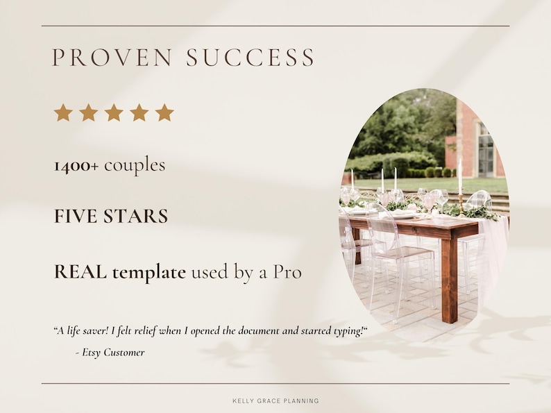 Digital Wedding Planner made by a pro with 5 stars