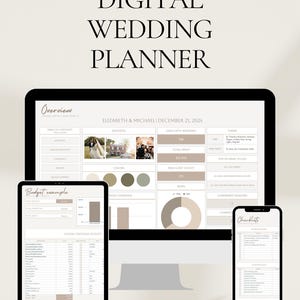 Digital Wedding Planner Spreadsheet Wedding Planning Template Wedding Spreadsheet Planner Digital Planner Google Sheets Wedding Budget