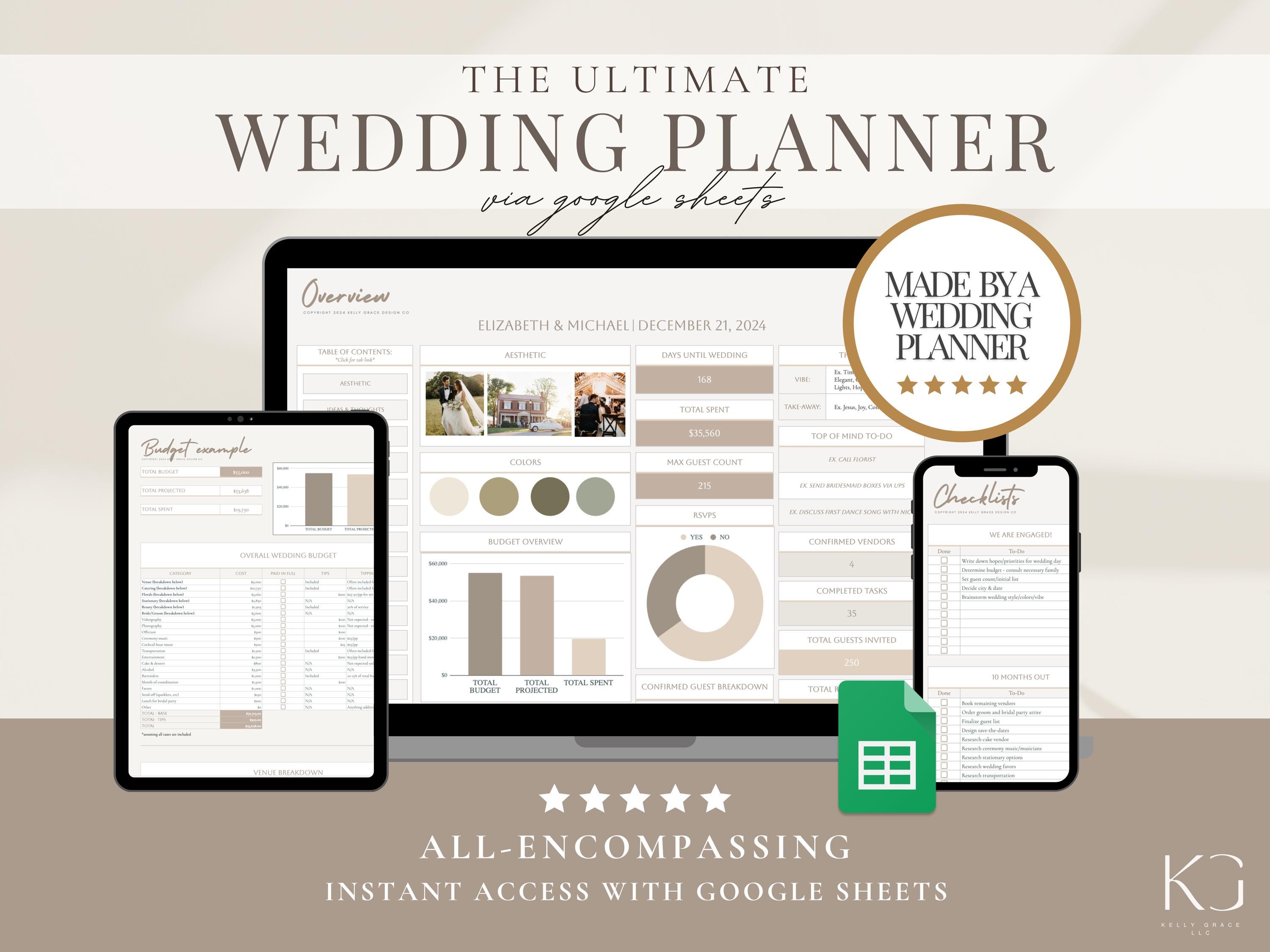 Buy Wedding Spreadsheet Online In India India