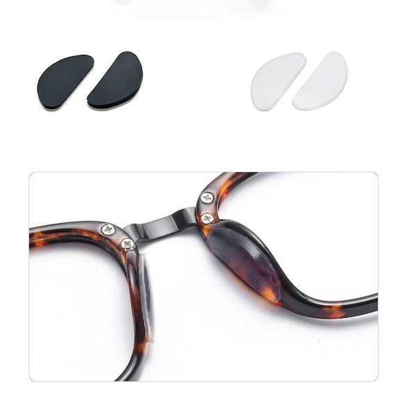 Adhesive Nose Pads For Eyeglass Anti-Slip Silicone Glasses Spectacles Sunglasses  (2 Pairs)