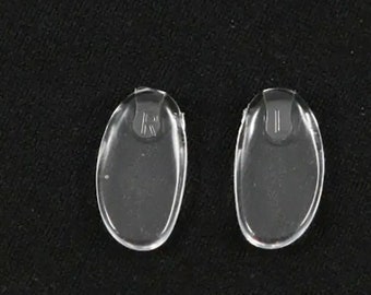 Plug in Slot in Eyeglass Nose pads for Rimless Frame-less Glasses Eyeglasses Frame-1 Pair