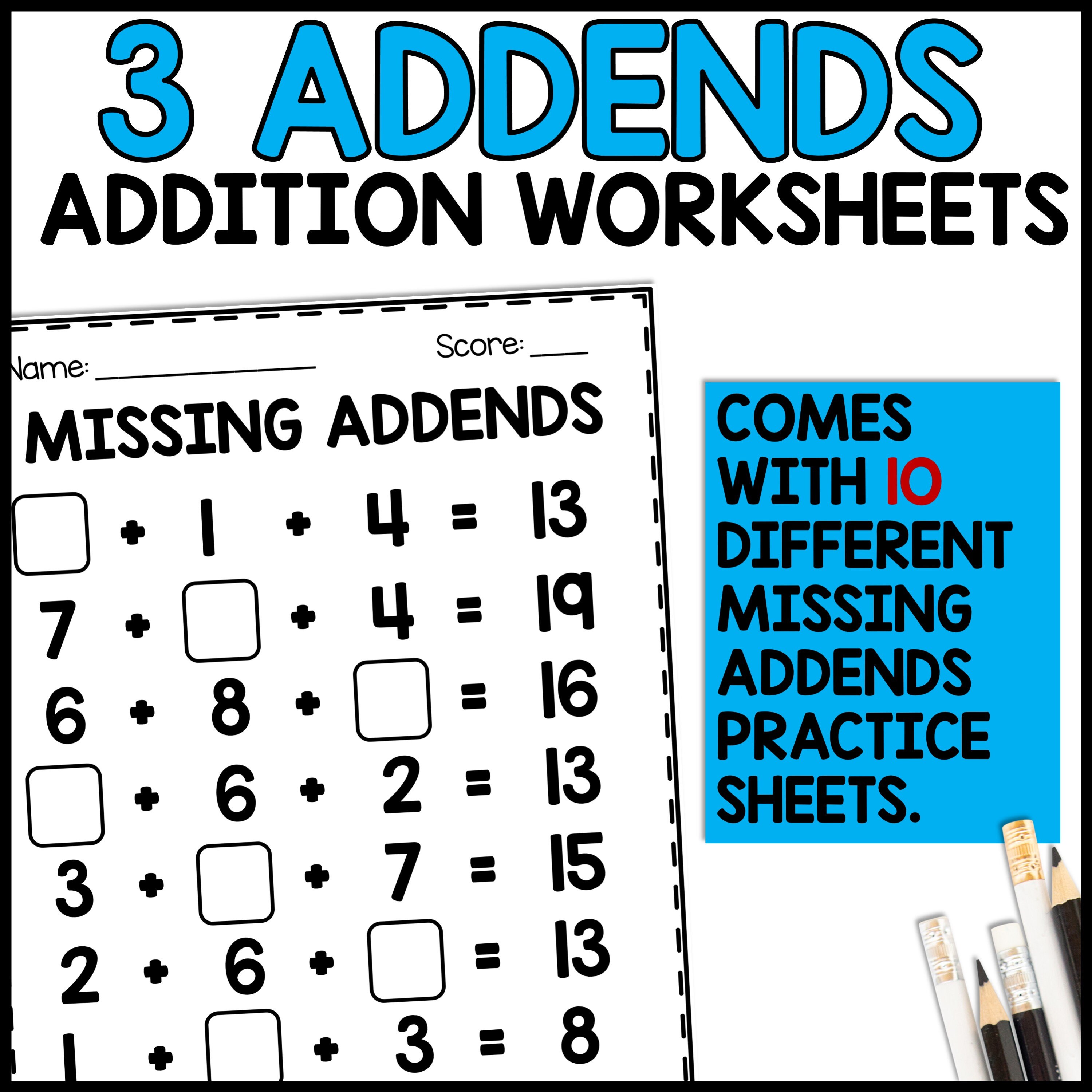 1st Grade Math Worksheets, Printable Activity Book, Homeschool ...