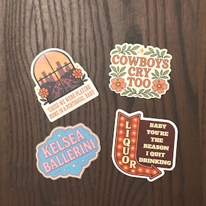 Kelsea Ballerini Stickers | Country Music Stickers | Western Aesthetic Vinyl Decal | Laptop, Kindle, Water Bottle Sticker | Country Gift