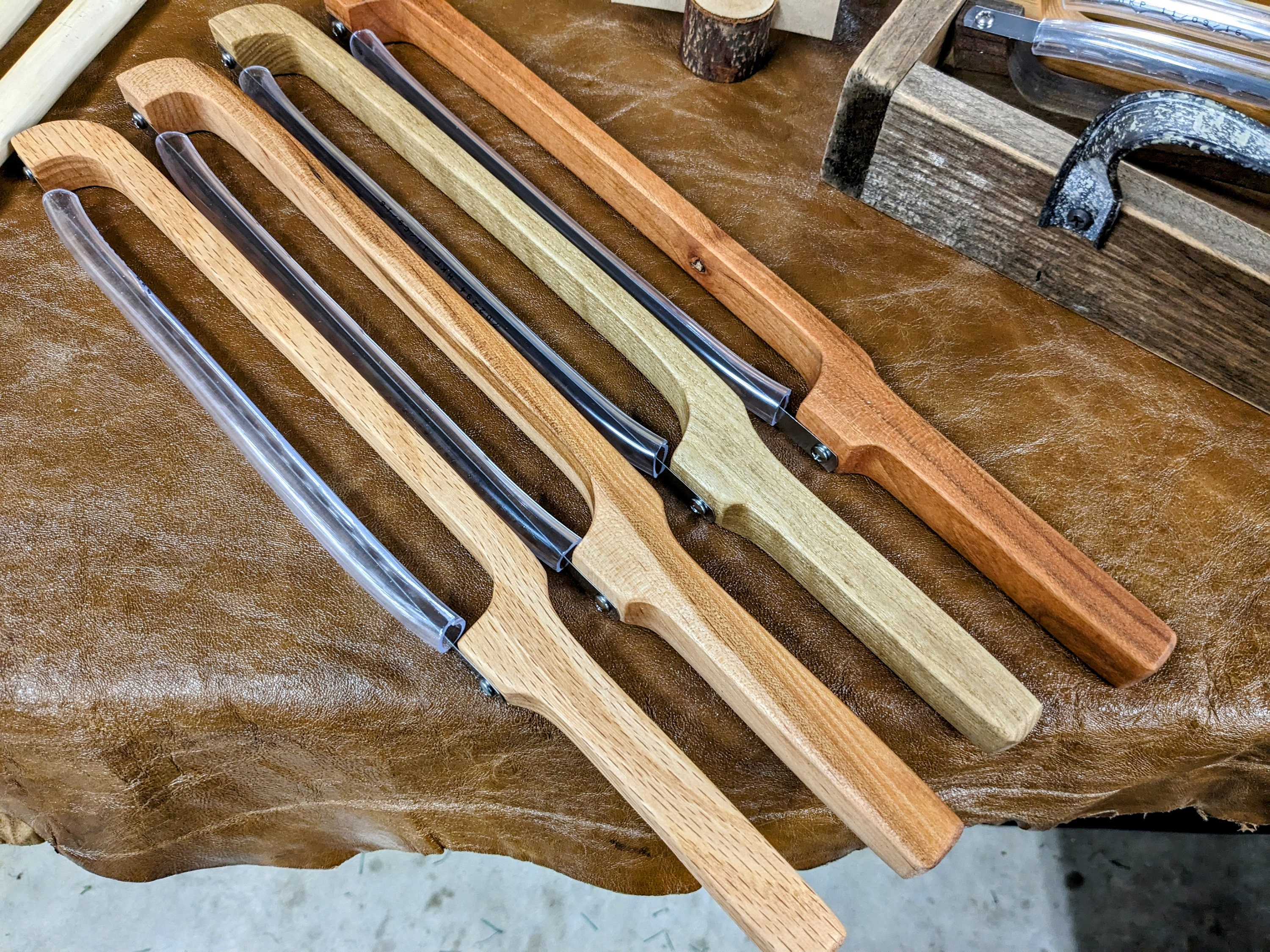 Handmade Wooden Bread Bow Knife Etsy