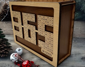 Personalized Piggy Bank, Handmade Gift, Gift for Kids, Wooden Money Box, Coin Bank, Money Bank, Nursery Decor, Para Box
