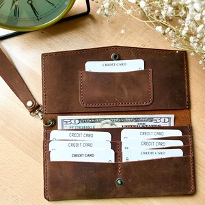 Damen Leder Brieftasche, personalisierte Leder Brieftasche, Geschenk für sie, Handgefertigte Brieftasche, Leder Brieftasche, gravierte Brieftasche, Geschenk für Frau