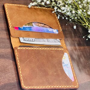 Cartera minimalista Tarjetero personalizado Cartera ultradelgada Cartera para hombre Cartera para mujer