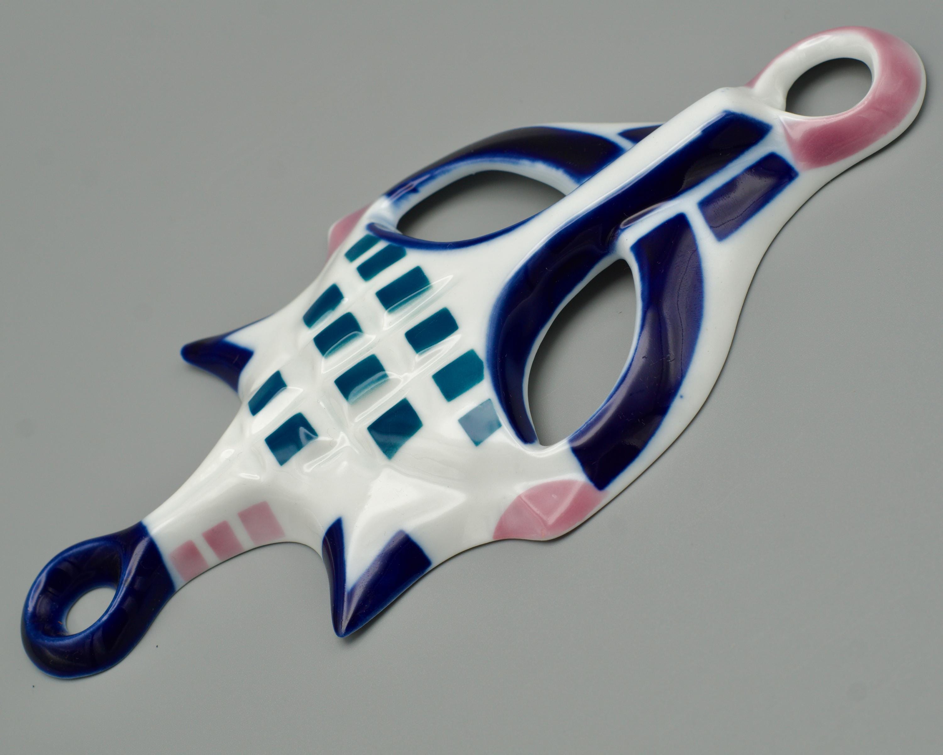 Sargadelos Ceramic Carnival Decorative Mask / Vintage