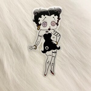 Evil Betty Boop Witchy Demonic Occult Devil Sticker - Etsy