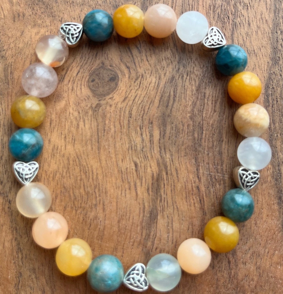Celtic Charisma Harmonic Heart Kundalini Awakening Bracelet Etsy