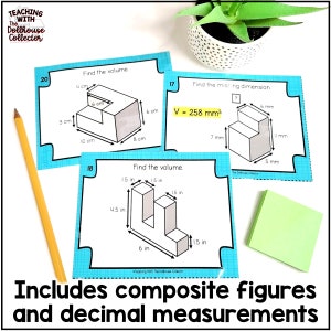 Volume of Rectangular Prisms Task Cards | 5th Grade Math | Math Centers ...