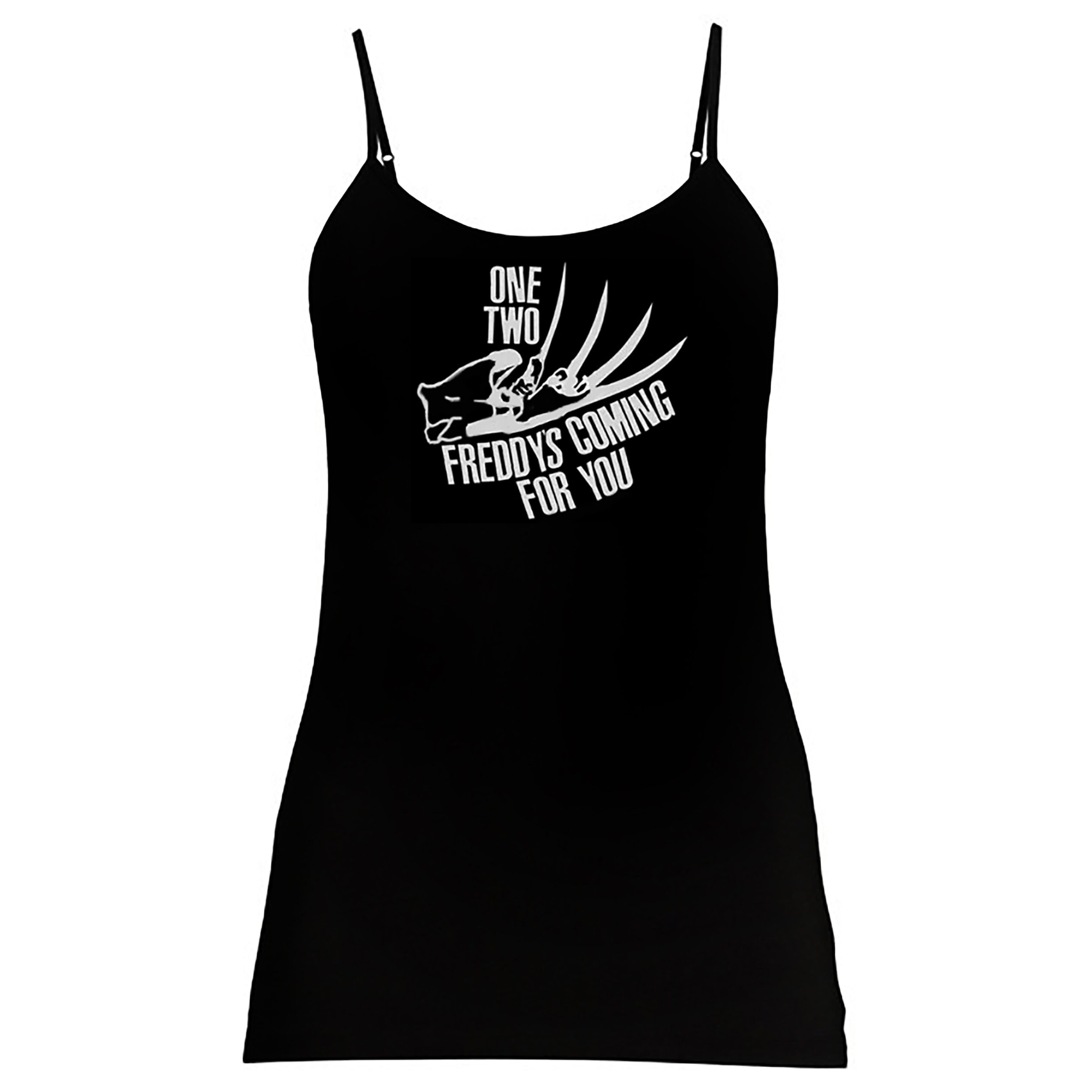Nightmare on Elm Street One Two Freddys Coming For You Tank Top