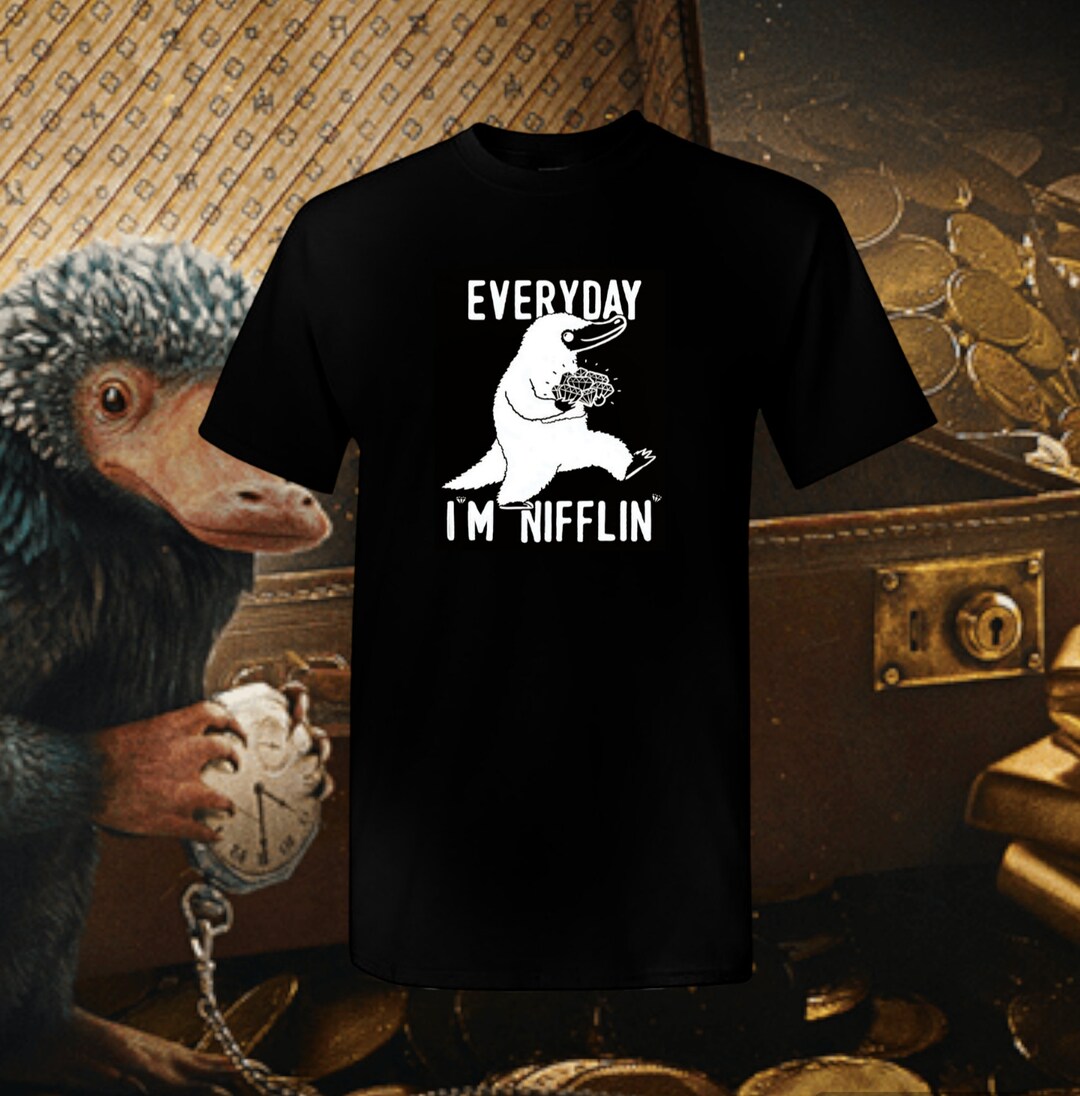 Harry Potter Niffler Teddy Everyday I'm Nifflin' Etsy