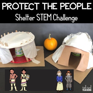 Protect the People Thanksgiving STEM Challenge Activity Download Homeschool STEM Activities STEAM Stem Kids Stem for home image 1