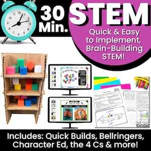 Quick and Easy STEM Activities Bundle | Homeschool Stem | Homeschool | Stem Kids | Engineering | Stem Building | Simple Stem