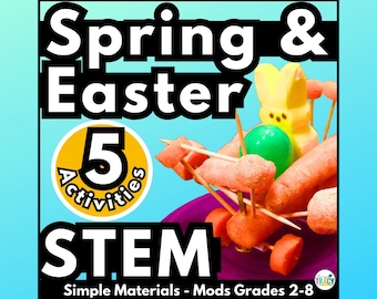 Desafíos STEM de Pascua: Actividades científicas de primavera (Descarga digital)